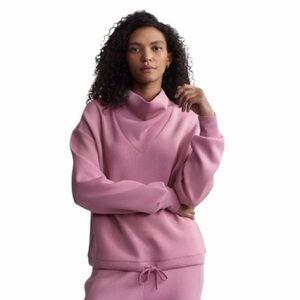• FATE • Solid Color Scuba Sweatshirt in bubblegum pink